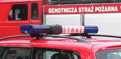 Pożar na Marszałkowskiej. Strażacy na ulicy