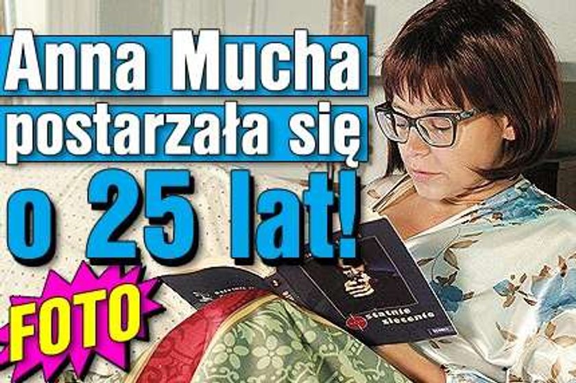 Anna Mucha postarzała się o 25 lat! FOTO