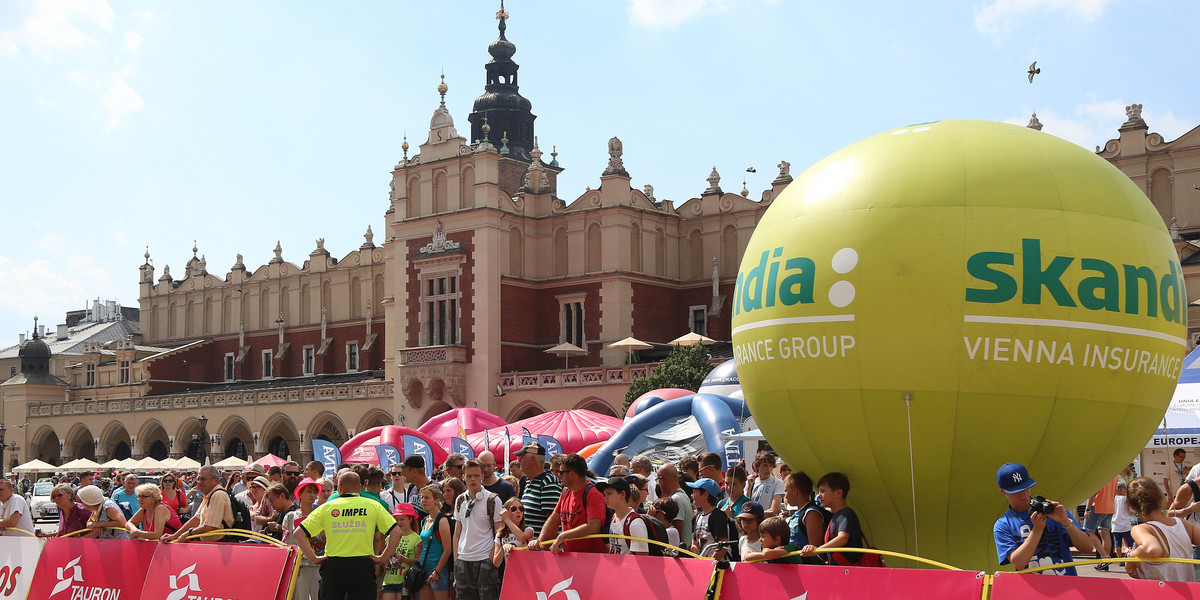 Tak było w Krakowie na Tour de Pologne 