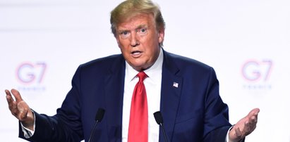 Trump nie przyleciał do Polski. Miał walczyć z huraganem, a... poszedł na golfa