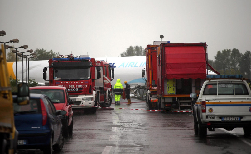 Boeing wjechał na obwodnicę