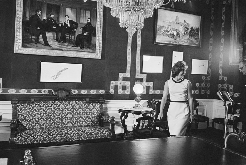 Jackie Kennedy w Treaty Room