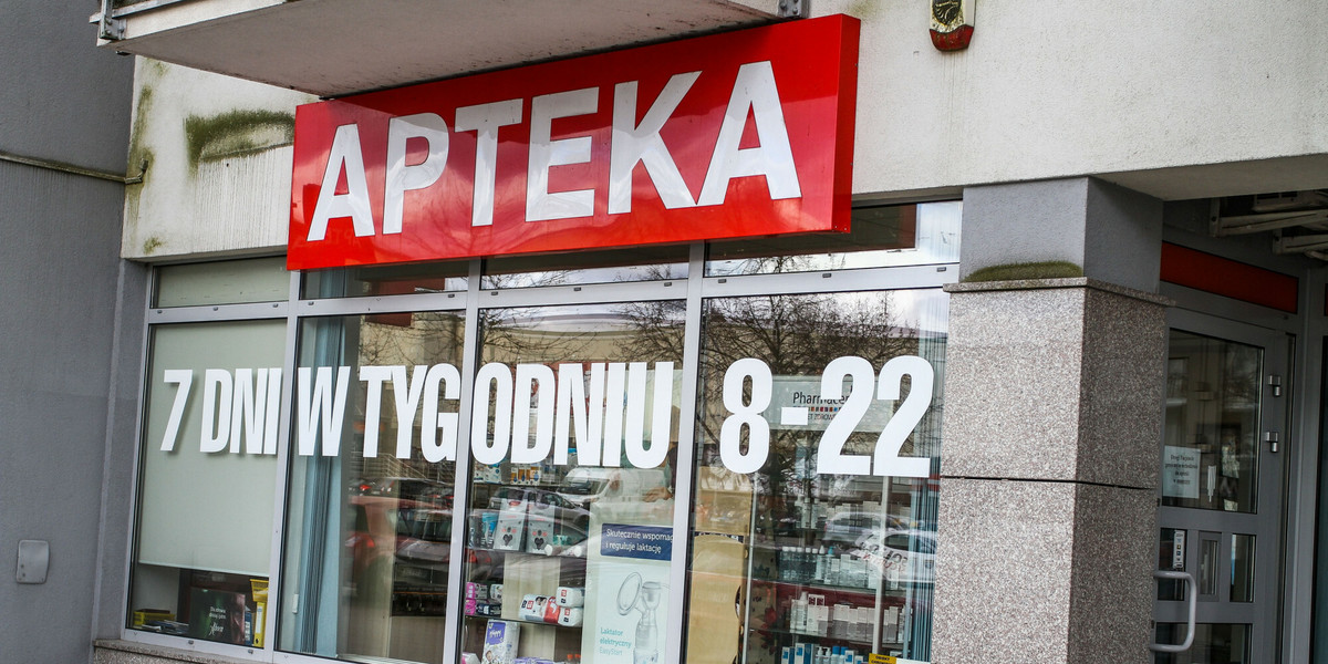 W Polsce jest coraz mniej aptek