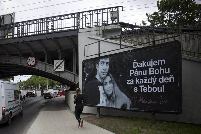 Dusan Kuciak wyznał miłość na billboardzie żonie Lucii Kuciakovej