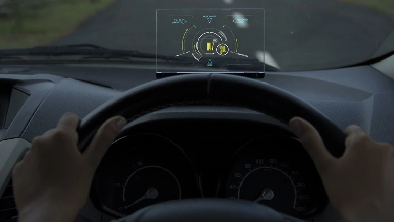 Exploride: Head Up Display