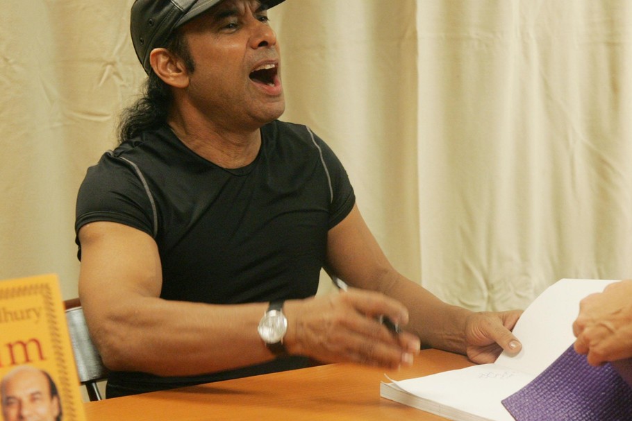 Bikram Choudhury Promotes 'Bikram Yoga'