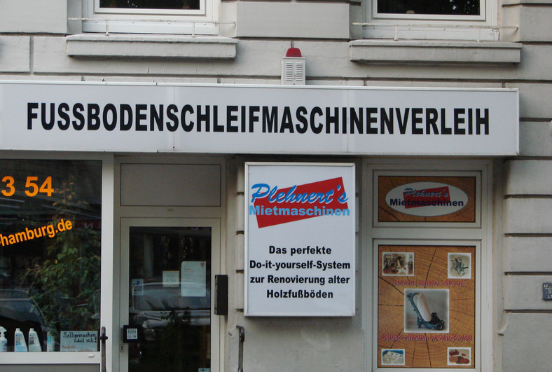 Niemiecki język nie jest łatwy do opanowania.. "Fussbodenschleifmaschinenverleih" oznacza wynajem szlifierek podłogowych, fot. Photocapy/Flickr