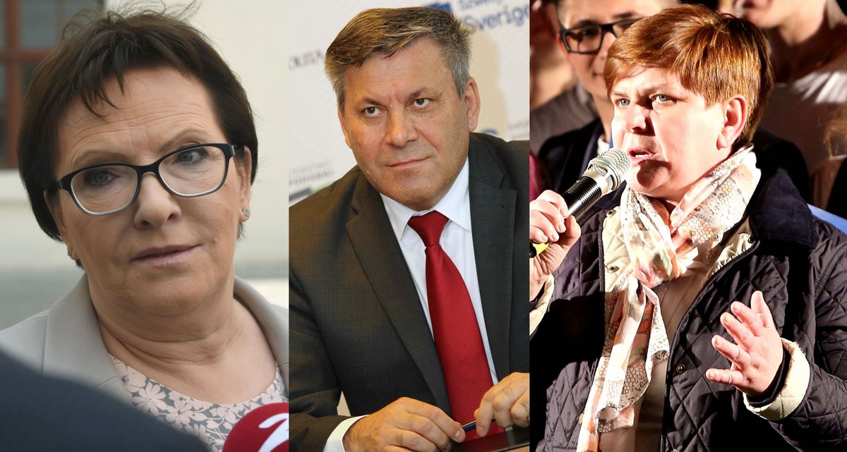 Ewa Kopacz, Janusz Piechociński i Beata Szydło