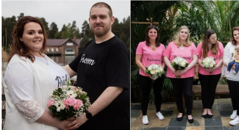 Couple wears T-shirts and jeans on wedding day, cuts cost by about 90%