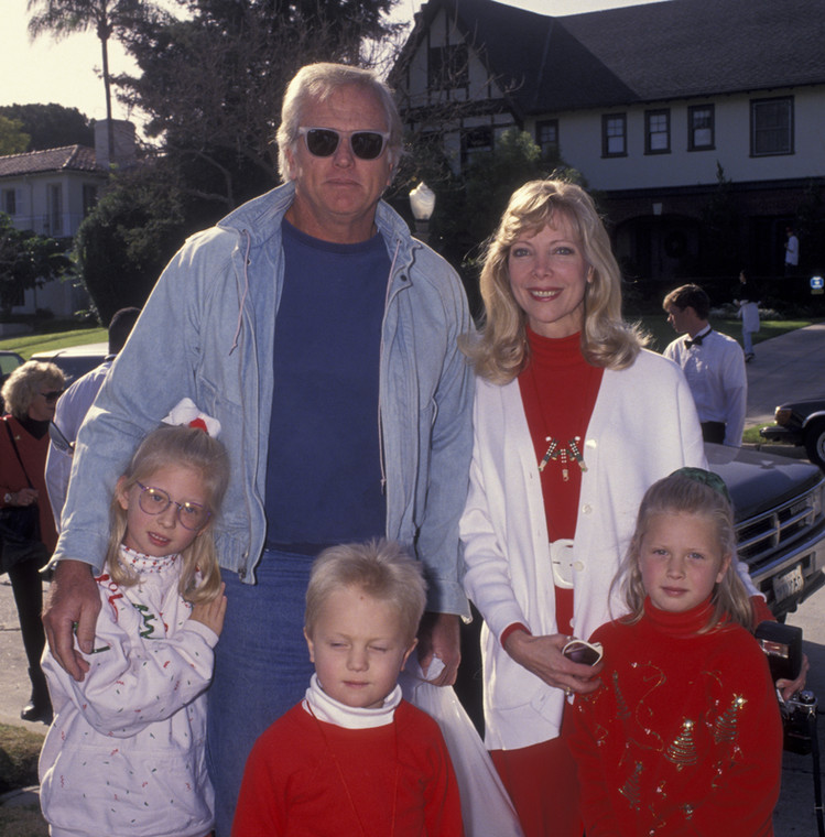 Ron Ely z rodziną w 1992 r.