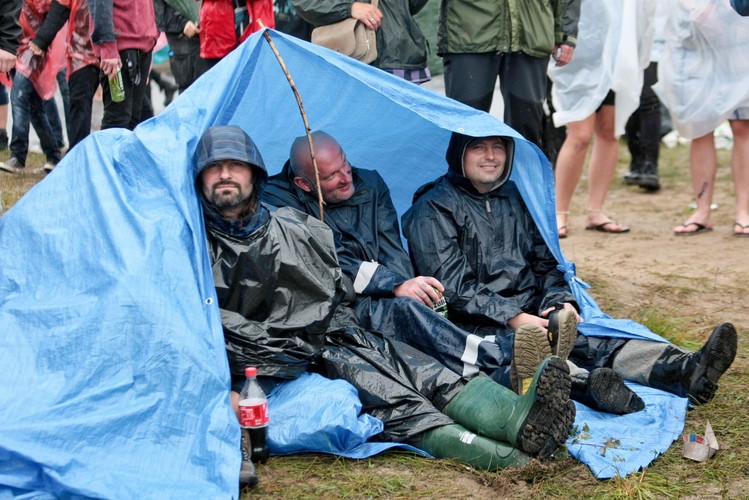 ...ani w 'zbiorowym' słuchaniu koncertów / fot. Lech Majewski