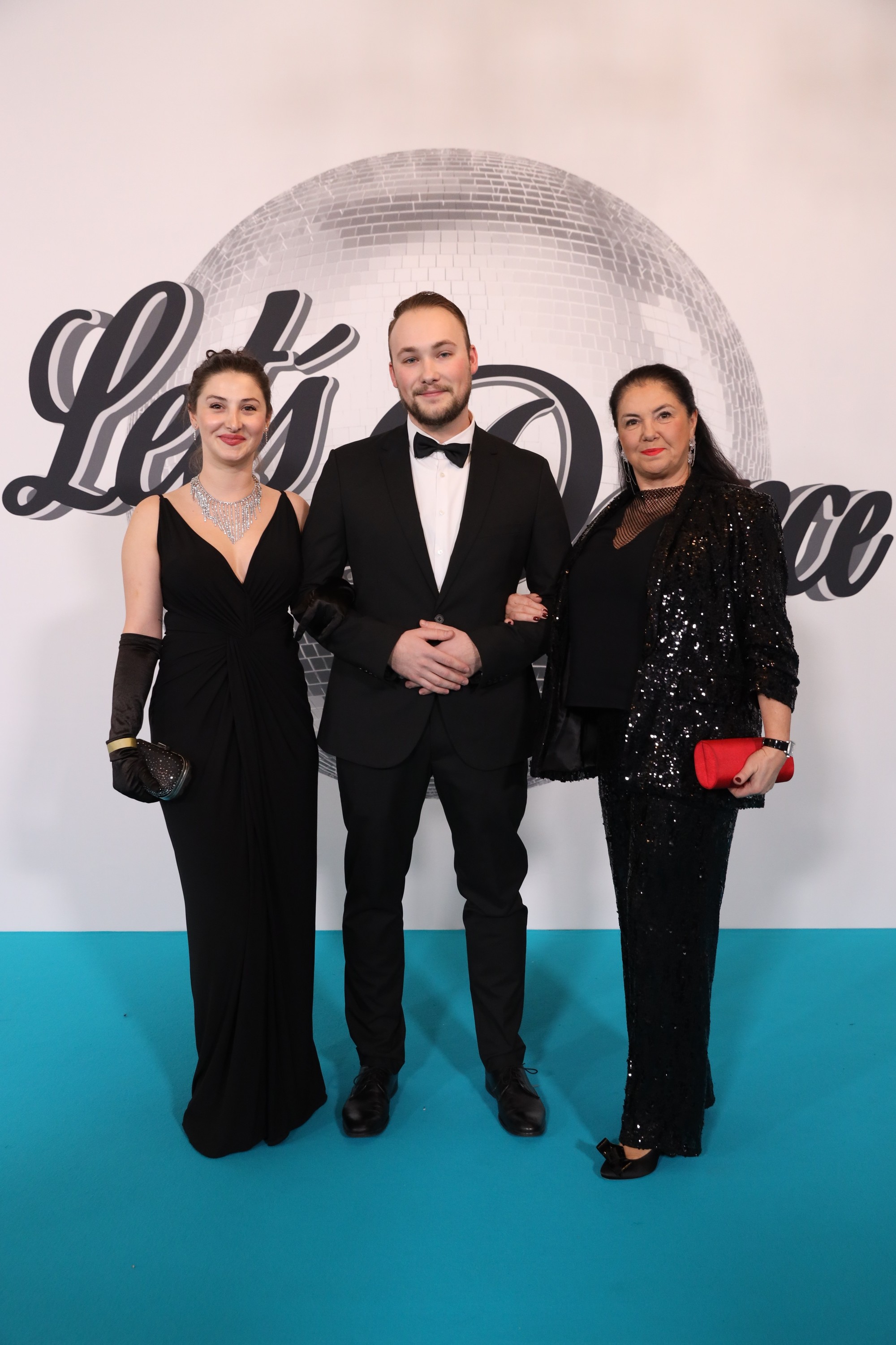 Kristína Malachovská, jej partner Jakub a Iveta Malachovská na Let’s Dance.