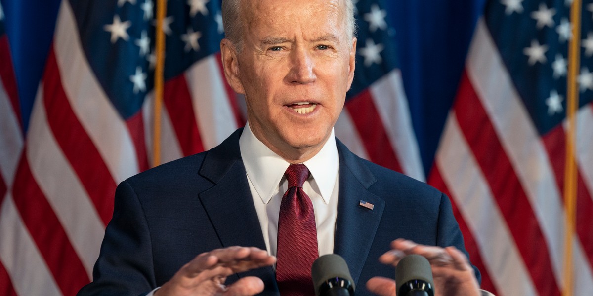 Prezydent USA Joe Biden. 