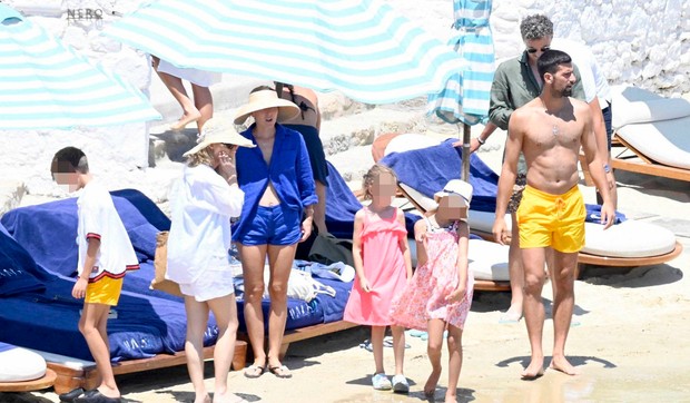 Novak i Jelena Đoković Mikonos