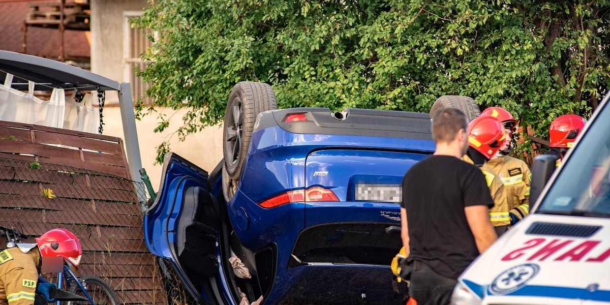 Tragiczny wypadek w Poznaniu (fot. czytelnik epoznan.pl).