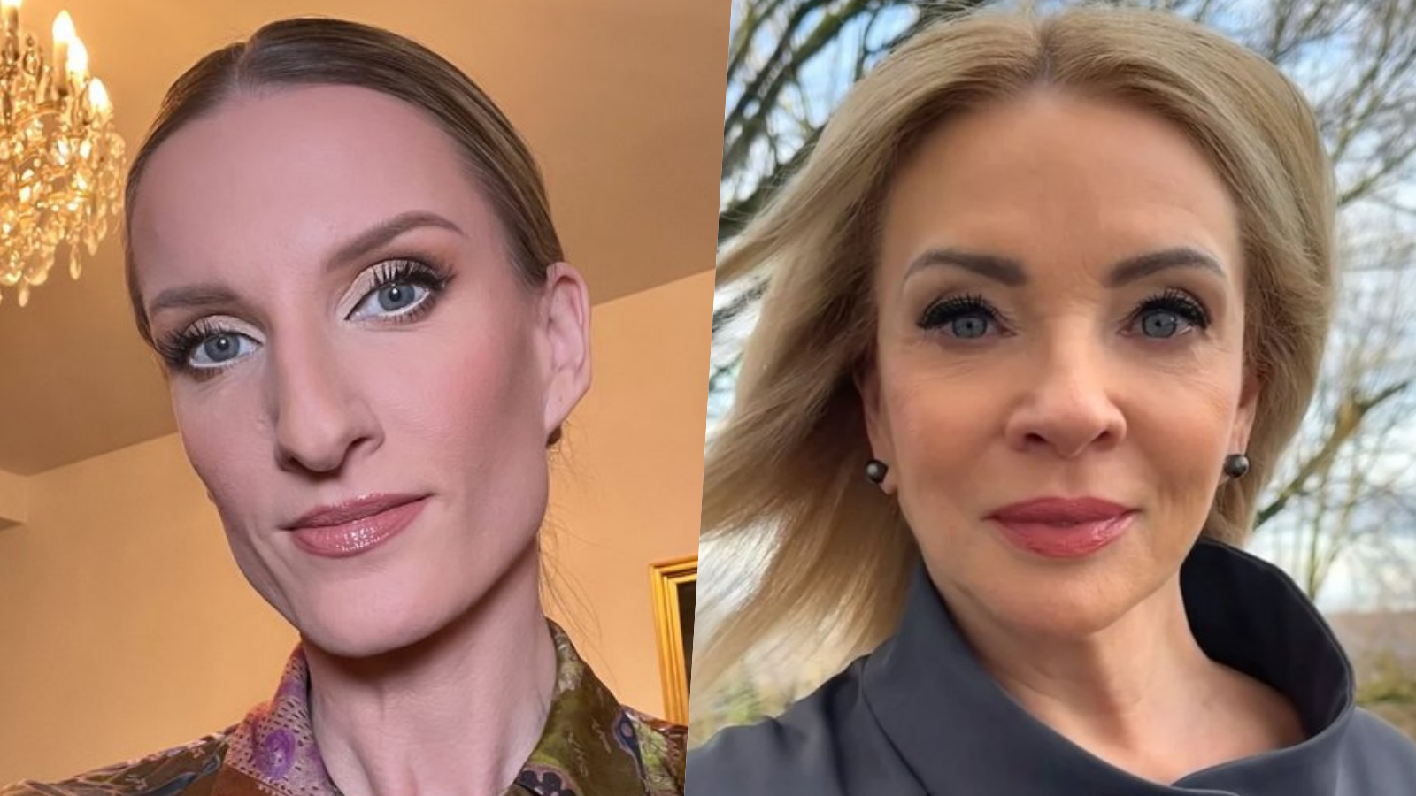 Moderátorka Adela Vinczeová a herečka Zdena Studenková.