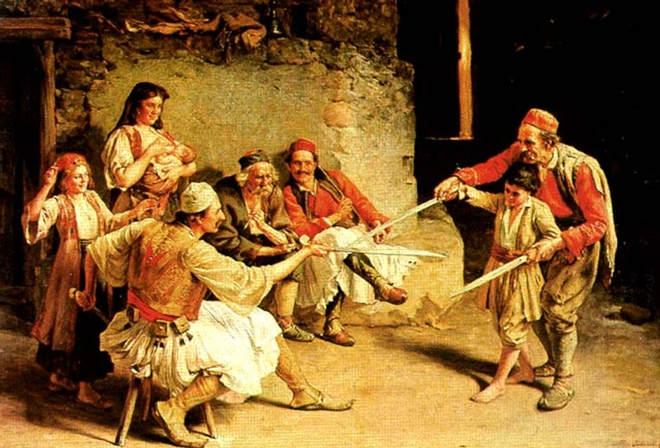 Paja Jovanovic, Čas mačevanje