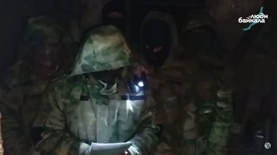 Kadr z nagrania apelu żołnierzy do Putina