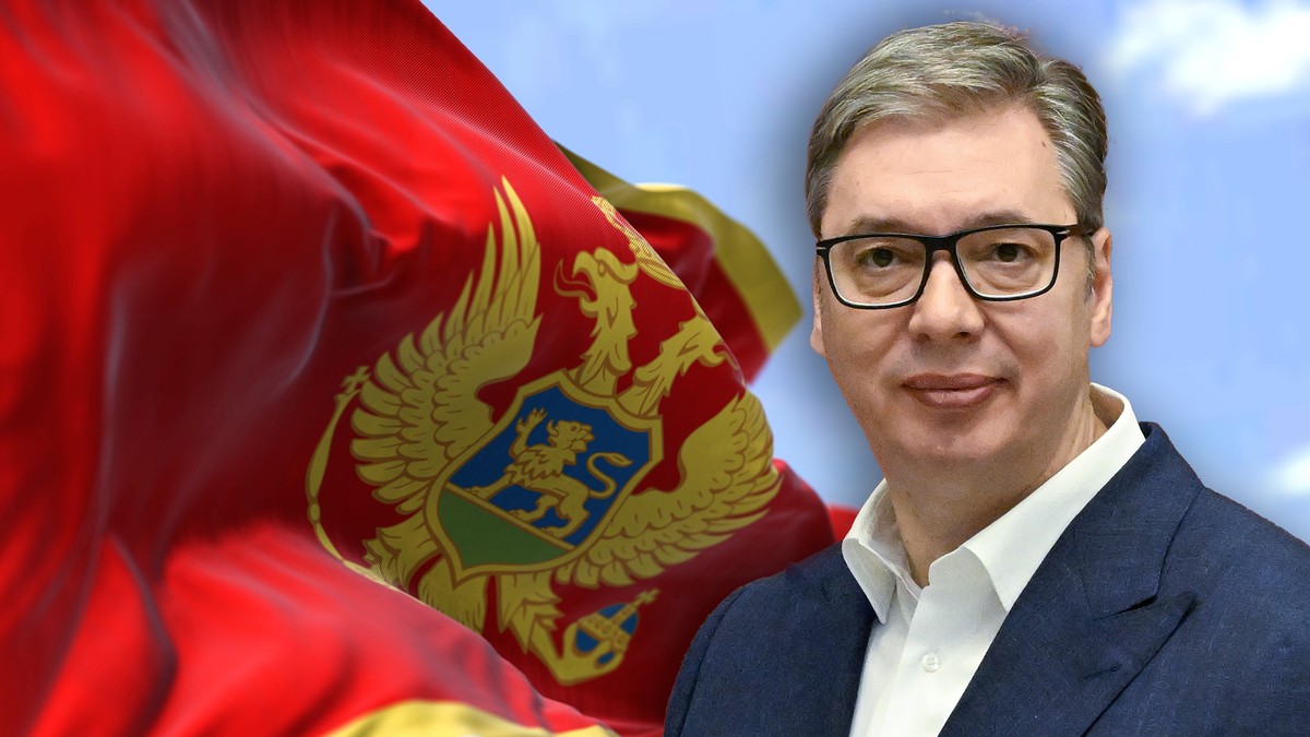 Vučić zastava Crne Gore 