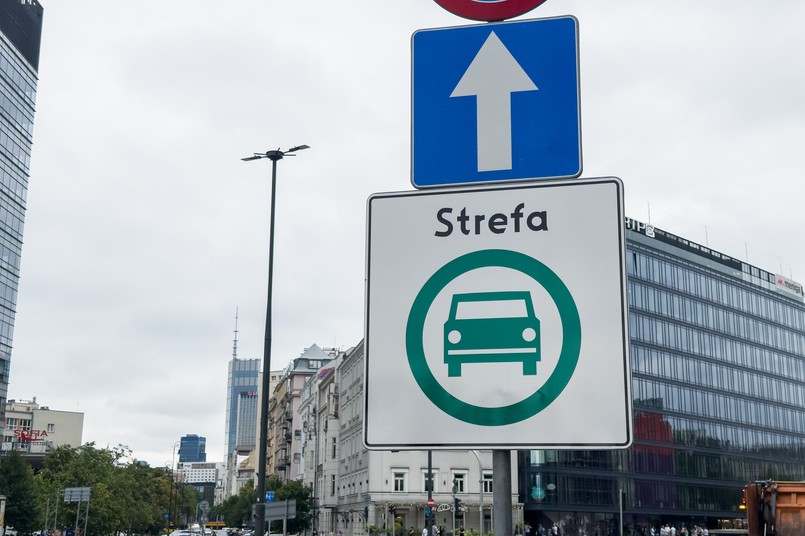 Strefa czystego transportu, znak D-54