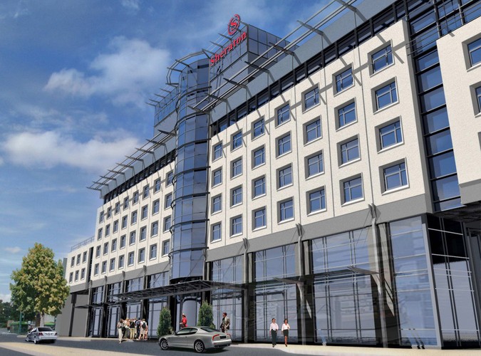 Hotel Sheraton w Poznaniu.