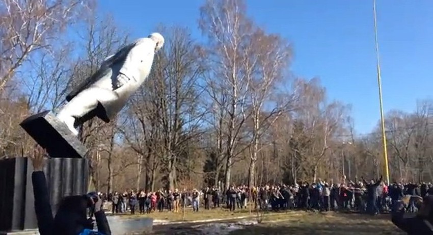 Konačni pad Lenjina u gradu Hmeljnici na zapadu Ukrajine