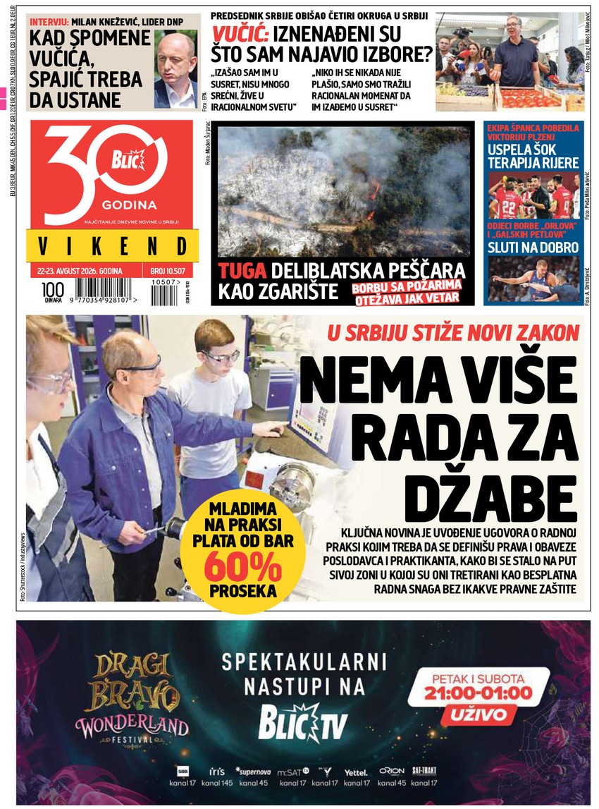 Naslovna Blic