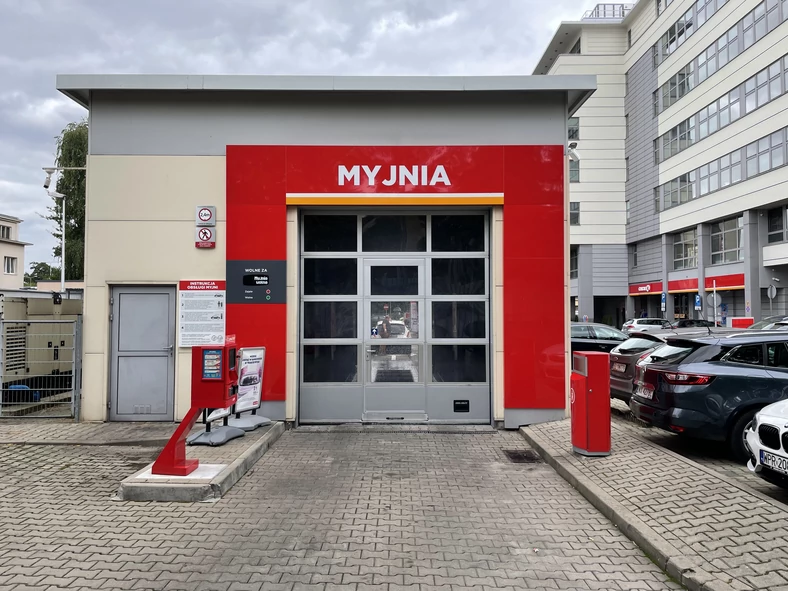 Myjnia automatyczna na stacji Circle K