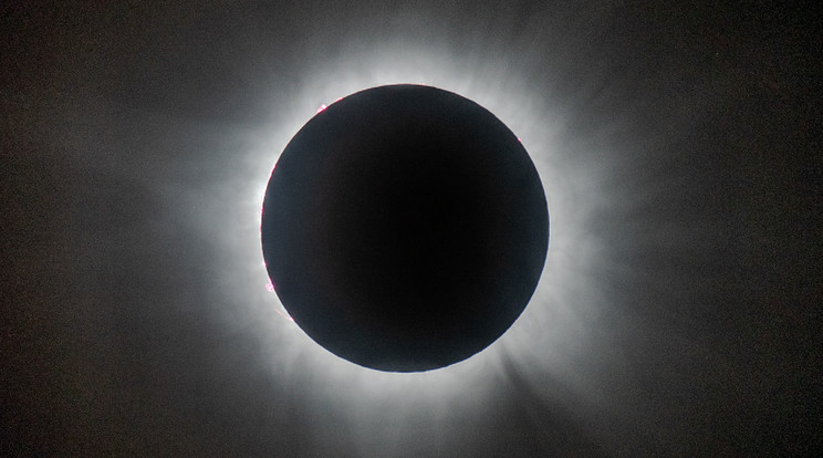 A teljes napfogyatkozás április 8-án Közép- és Észak-Amerikából volt látható. A fenti kép Mexikóban készült /Fotó: Northfoto