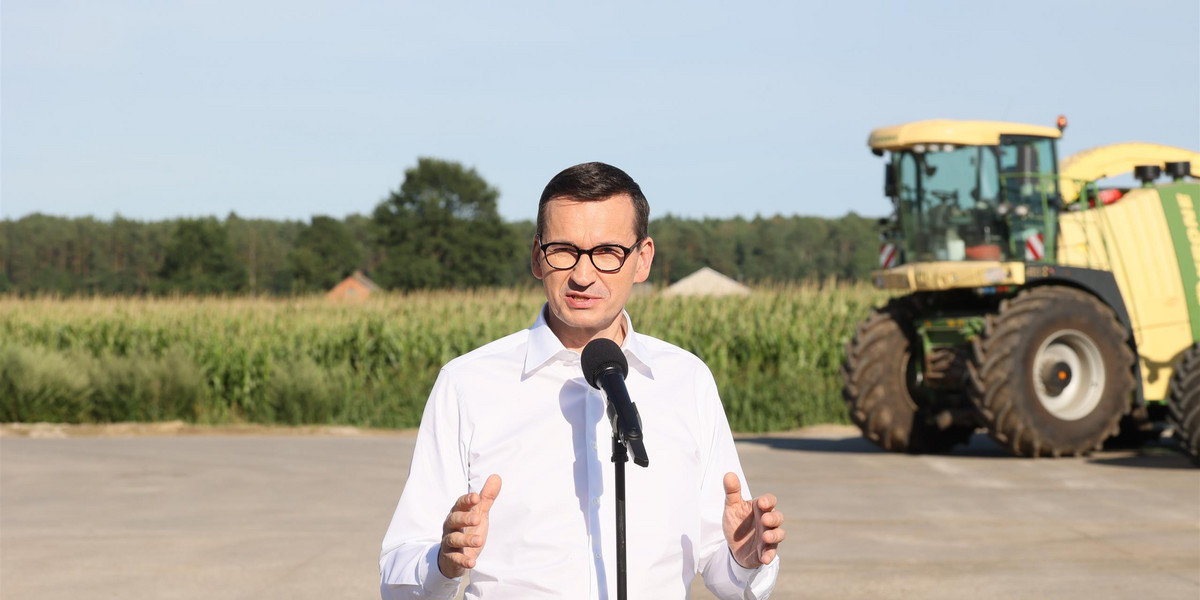 Premier opublikował wideo o ukraińskim zbożu.