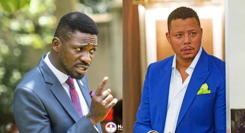 Bobi Wine lectures actor Terrence ‘Lucious’ Howard after meeting with Museveni 