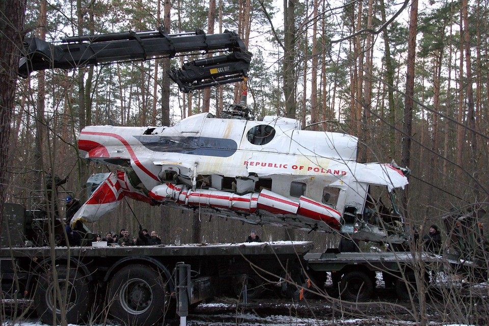 W maju 2002 r. śmigłowiec Mi-8 przeszedł remont generalny