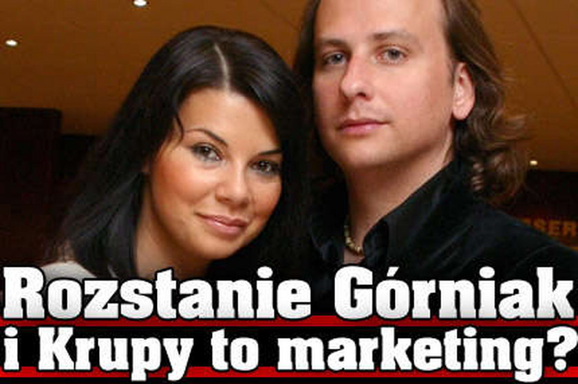 Rozstanie Górniak i Krupy to marketing?