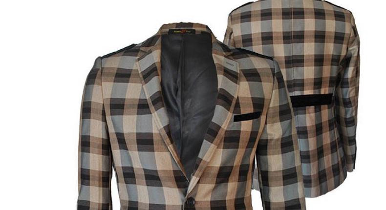 Shop this Kenneth Cole Men's Checkered Blazer here