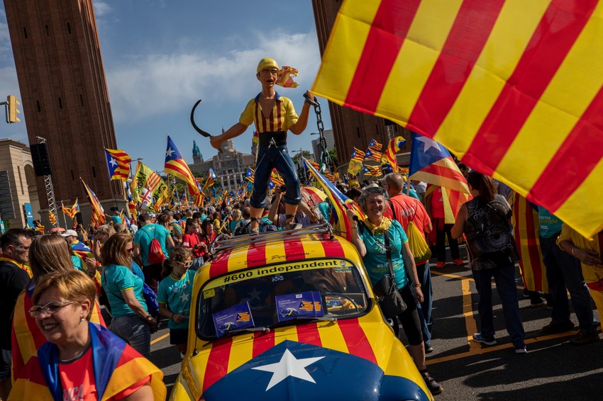 Barselona, Katalonija, protest