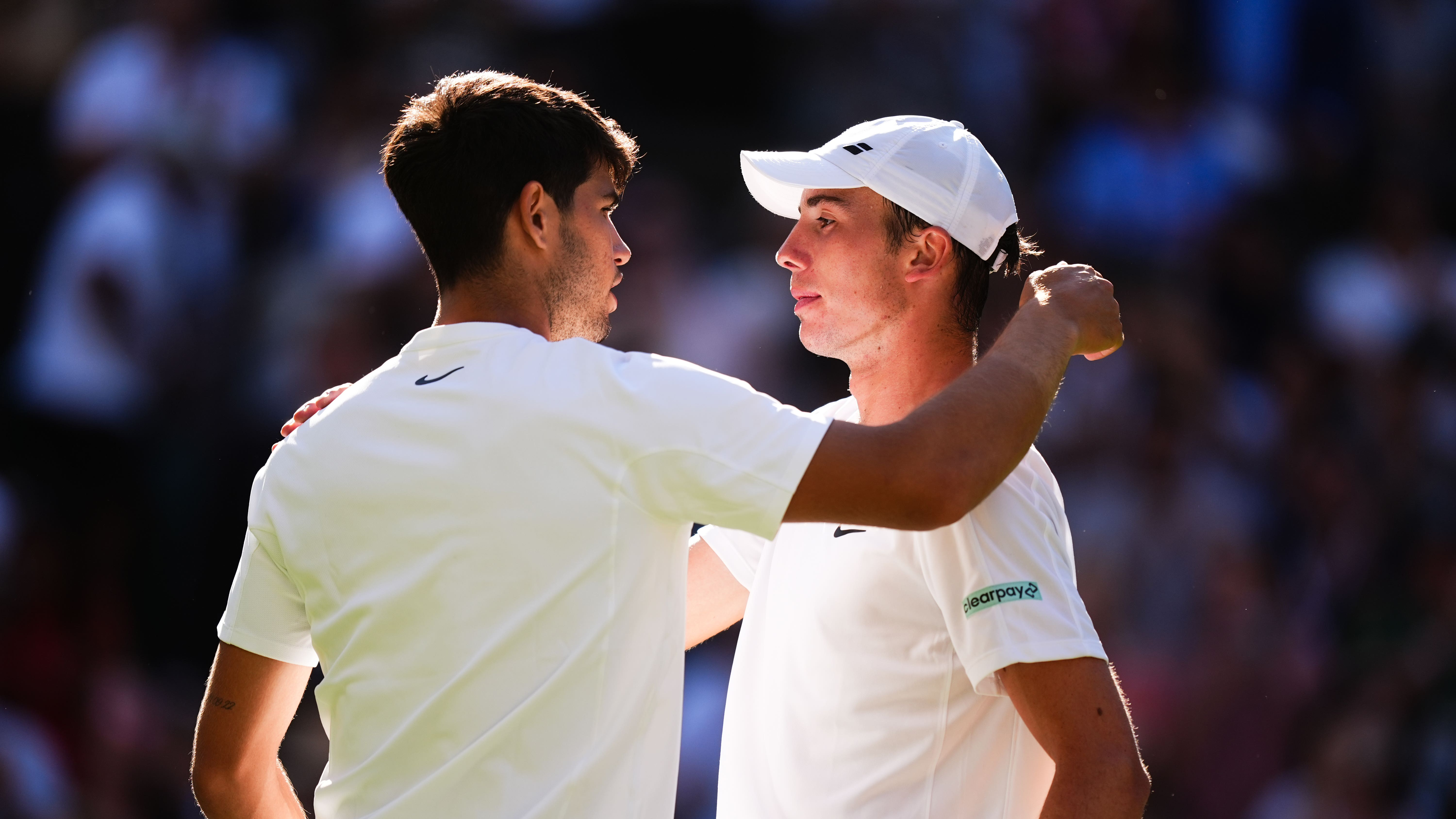 Oliver Tarvet loses to Alcaraz at Wimbledon as fans hail hero