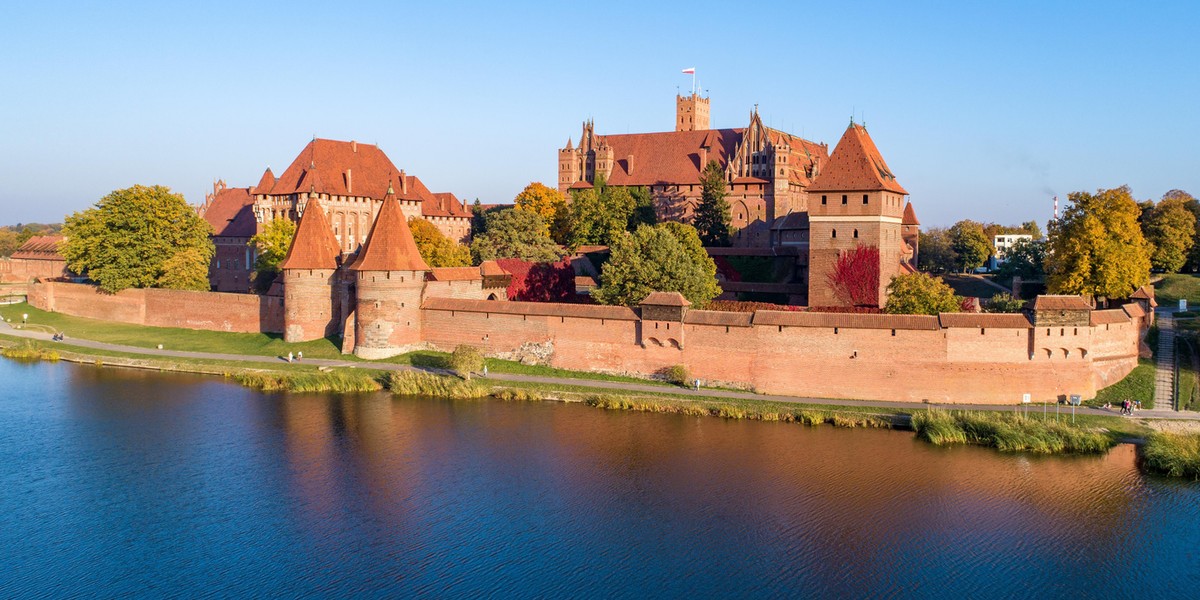 Pożar na zamku w Malborku