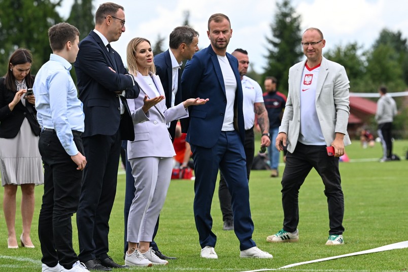 Pierwsze oficjalne wystąpienie Marty Nawrockiej. Zobacz, jak wypadła żona prezydenta RP