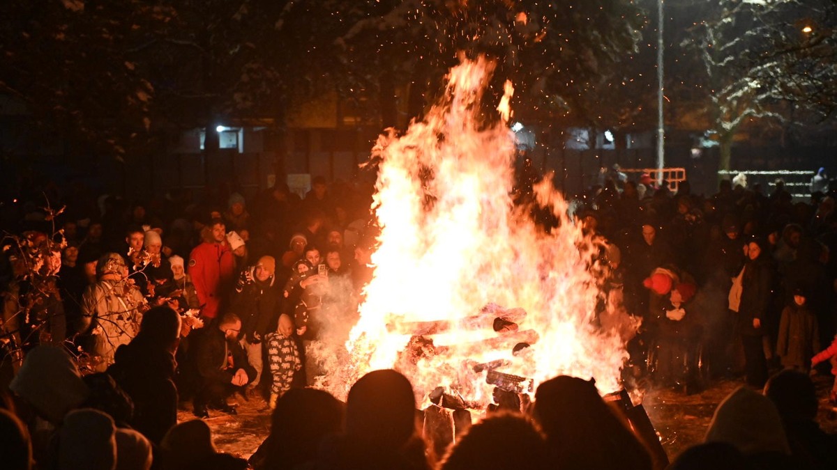 Sajmište u Novom Sadu badnjak