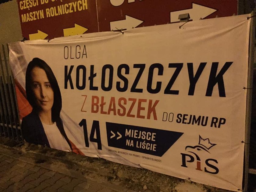 Billboardy Olgi Kołoszczyk