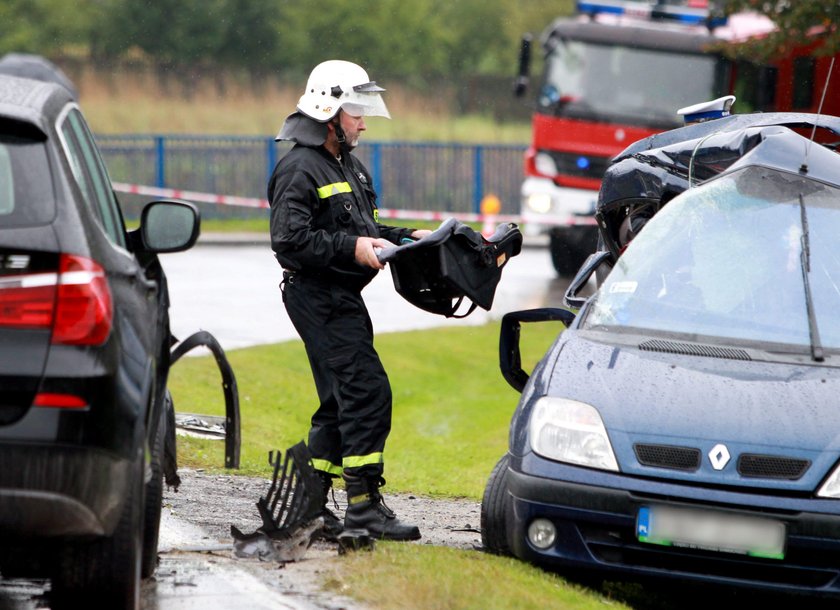 Wypadek w Rokicinach Podhalańskich