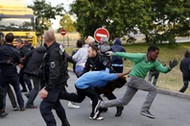 imigranci, calais, francja, anglia, la manche