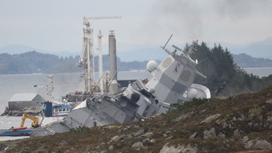 Norweska fregata wracając z manewrów NATO zderzyła się z tankowcem