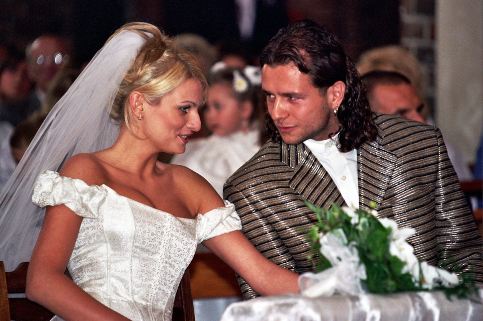 Rok 1998 - ślub Radosława Majdana i Sylwii Koperkiewicz