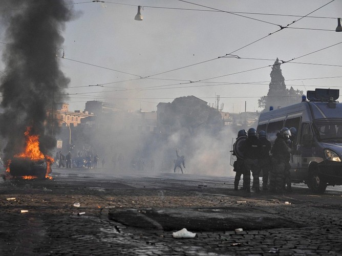 W Rzymie doszło do zamieszek