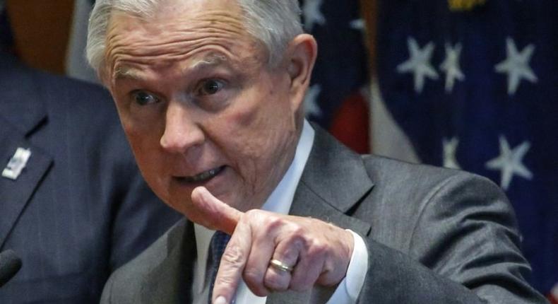 US Attorney General Jeff Sessions