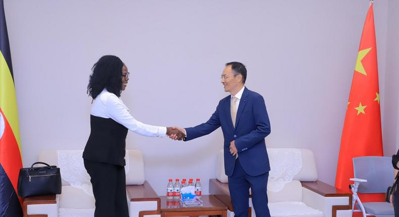 Minister Evelyn Anite travelled to China to investors to come to Uganda