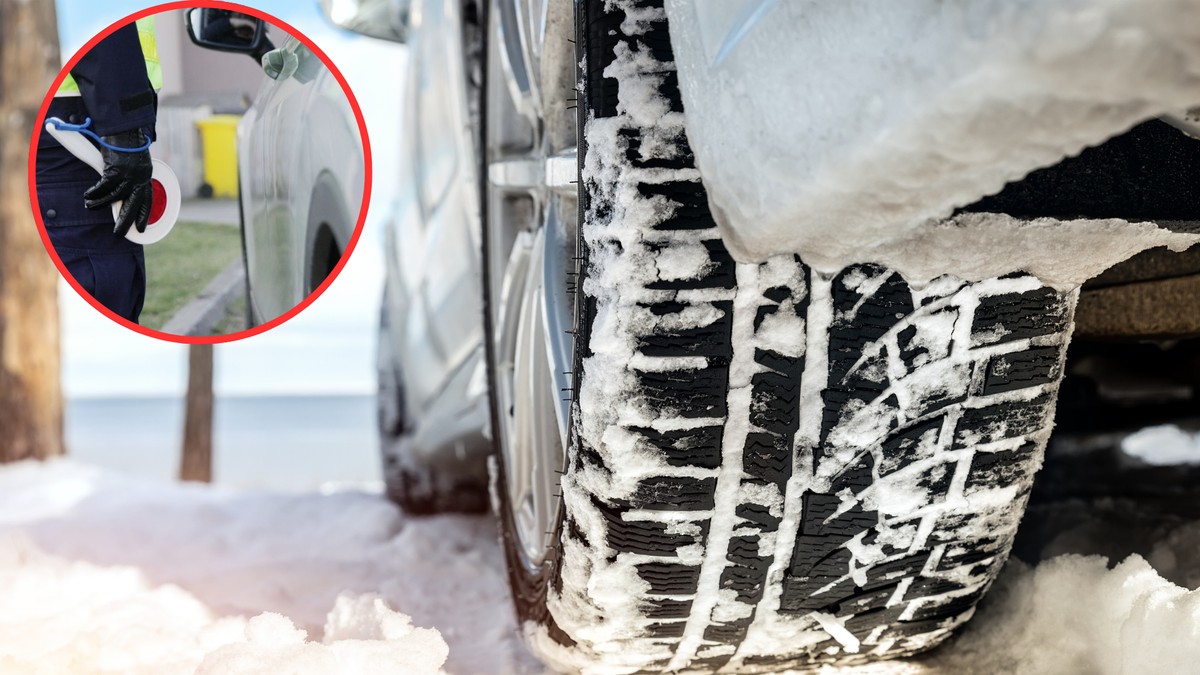 opony, opony zimowe, obowiązek, kara, kierowcy