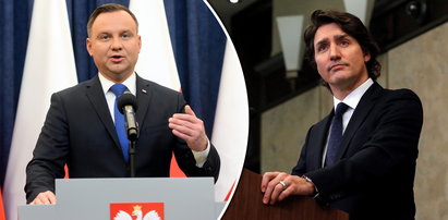 Prezydent Duda po rozmowie z premierem Kanady. Znamy stanowisko w sprawie Ukrainy
