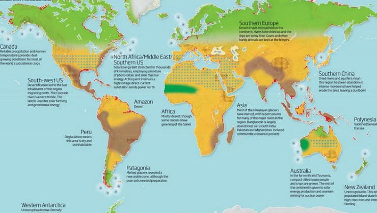 klimatska karta sveta BALKAN ĆE BITI NENASELJIVA PUSTINJA Jedan pogled na ovu mapu  klimatska karta sveta